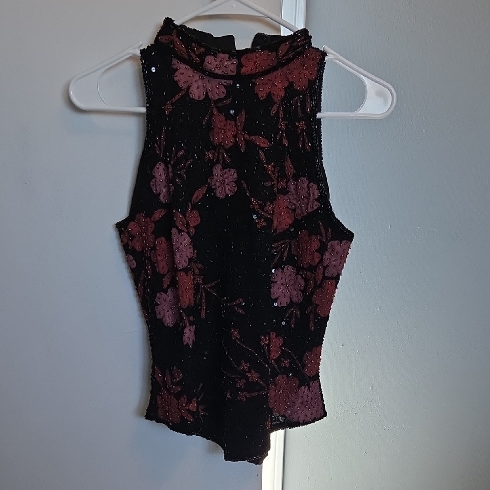 Vintage Beaded Top